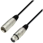 Adam Hall 3 STAR MMF 0050 XLR priključni kabel [1x XLR utikač 3-polni - 1x XLR utičnica 3-polna] 0.5 m crna