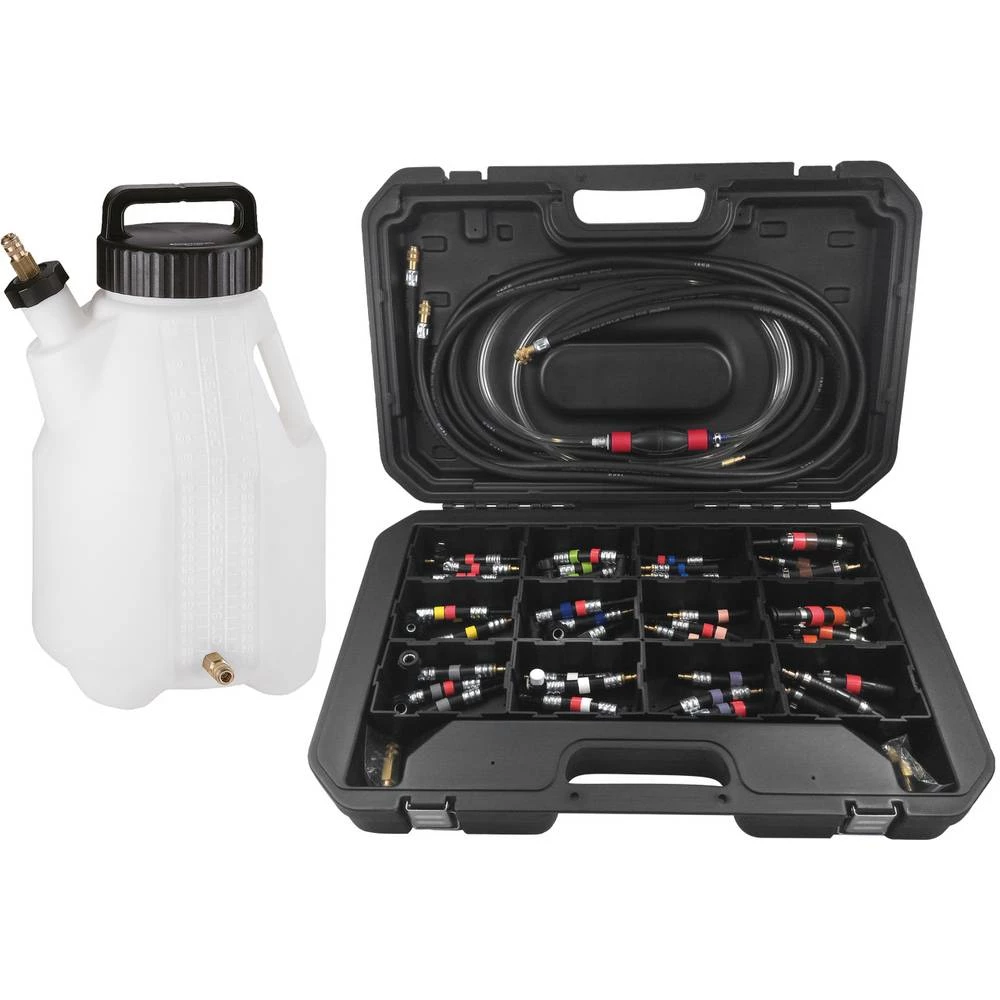 KS Tools 150.1860 Set za testiranje i čišćenje sustava goriva, 43 kom slika