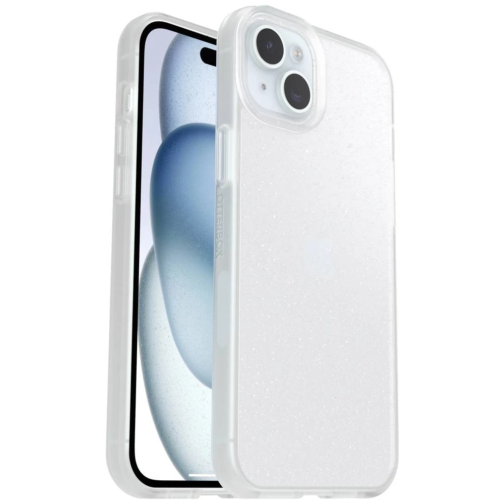 Otterbox React stražnji poklopac za mobilni telefon Apple iPhone 15 Plus prozirna, stardust induktivno punjenje slika