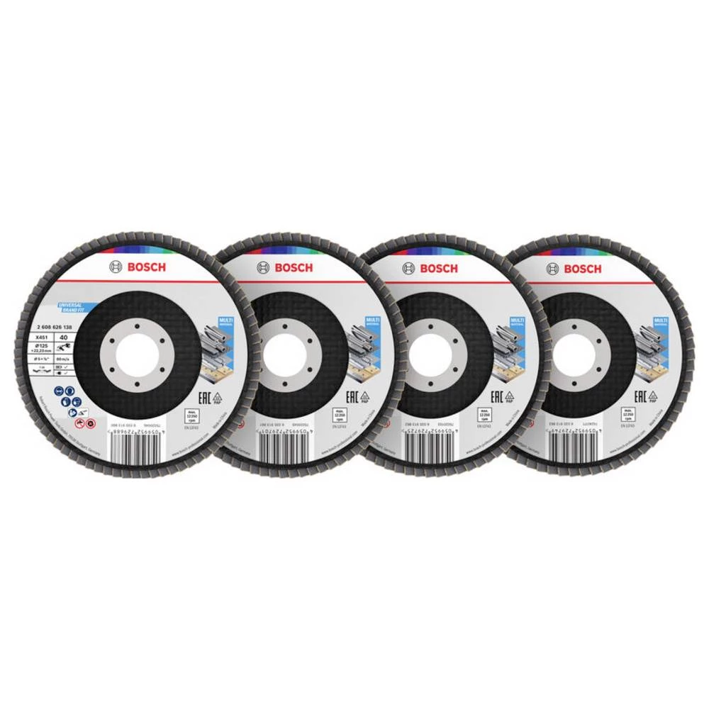 Bosch Accessories 2608626162 lamelna brusna ploča promjer 125 mm Promjer bušotine 22.23 mm 1 Set slika