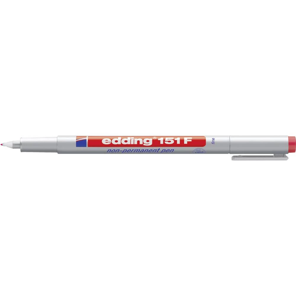 Edding Flomaster za foliju 151 F non-permanent pen Crvena 4-151002 slika