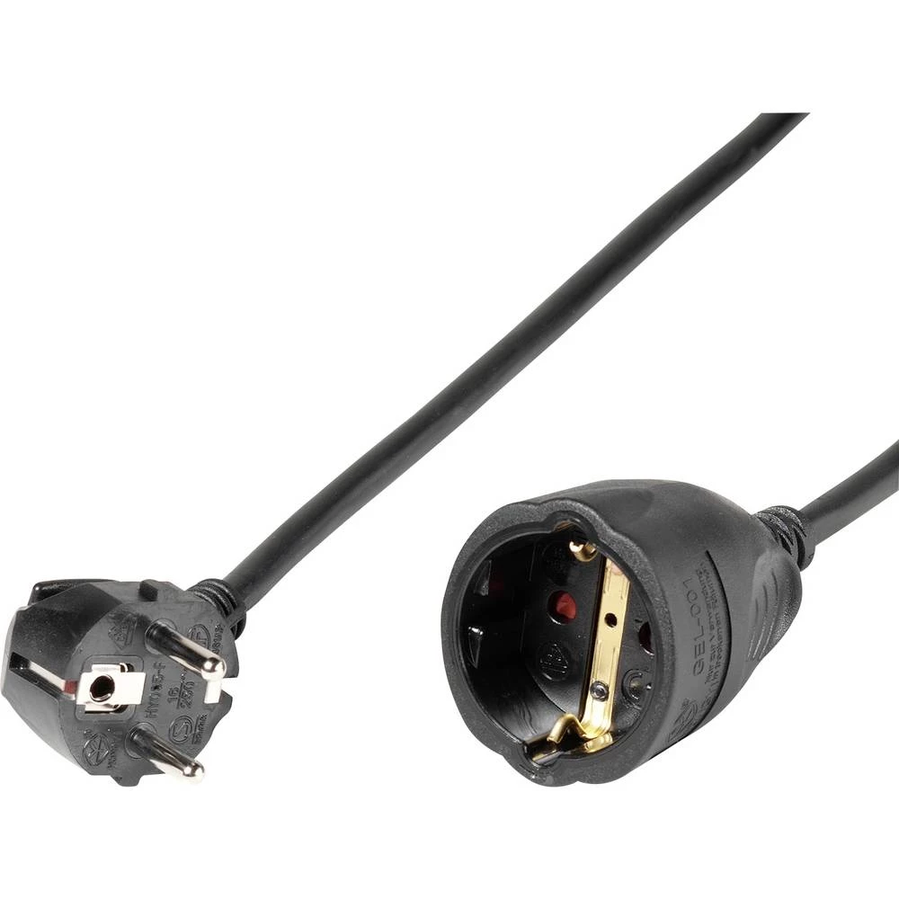 Vivanco VVELEXTSCHMF1000K struja produžetak crna 10 m slika