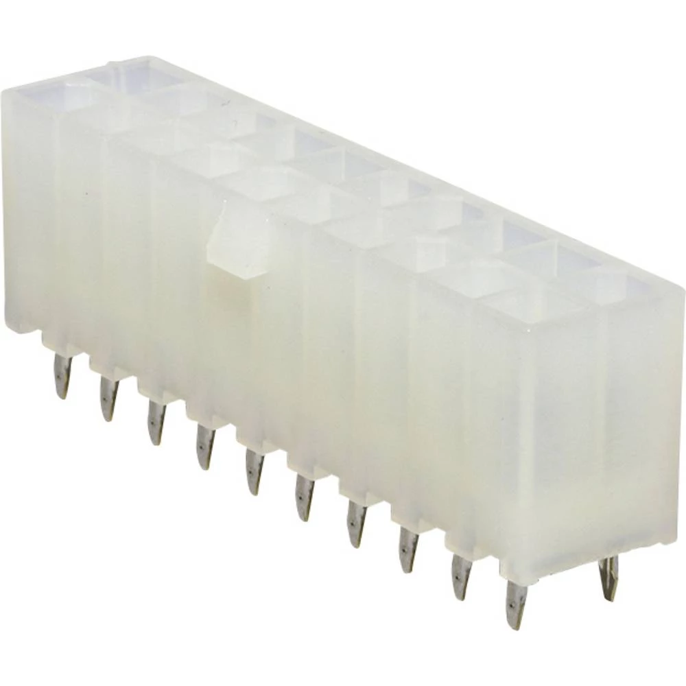 Molex 39281203 Mini-Fit Jr. Vertical Header, 4.20mm Pitch, Dual Row, 20 Circuits, without Snap-in Plastic Peg PCB Lock, slika