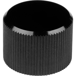 Okretni gumb Crna (Ø x V) 24 mm x 15 mm Mentor 508.613 1 ST slika