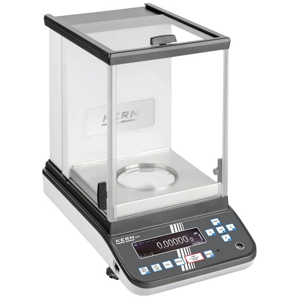 Kern ABP 100-5M analitička vaga  Opseg mjerenja (kg) 135 g Mogućnost očitanja 0.00001 g strujni pogon, putem utičnog punjača slika