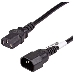 Akyga struja priključni kabel [1x ženski konektor IEC c13, 10 a - 1x muški konektor IEC, c14] 5.00 m crna slika