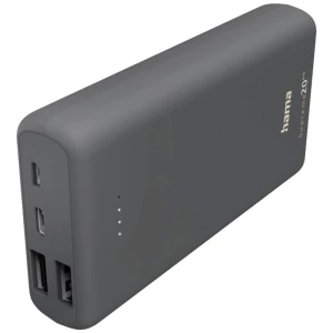 Hama Supreme 20HD powerbank (rezervna baterija) 20000 mAh  LiPo USB a, USB-C® tamnosiva slika