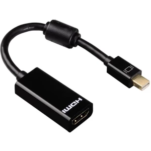 DisplayPort / HDMI Adapter [1x Muški konektor Mini DisplayPort - 1x Ženski konektor HDMI] Crna Hama slika