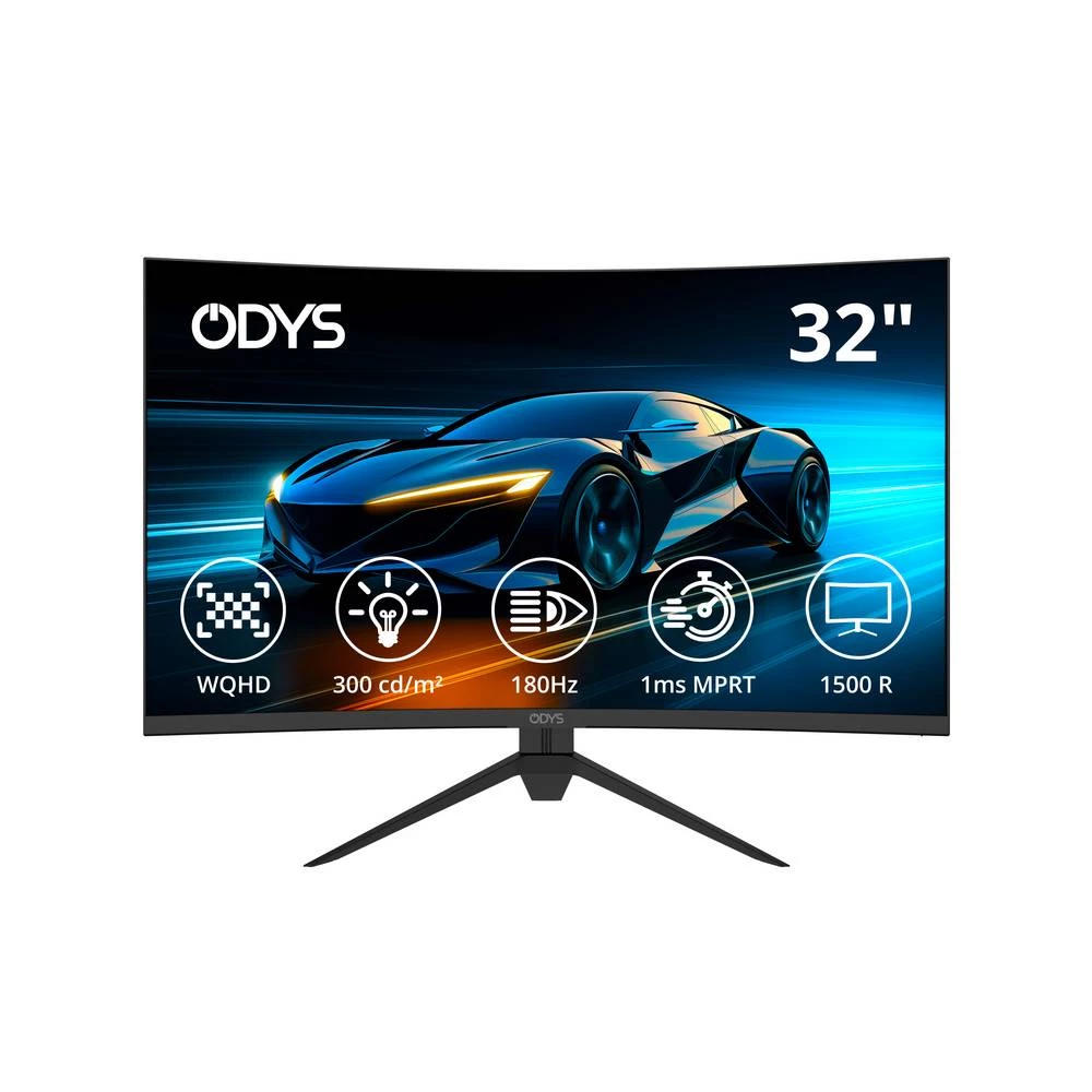 ODYS XP32-X LED zaslon Energetska učinkovitost 2021 F (A - G) 81.3 cm (32 palac) 2560 x 1440 piksel 16:9 1 ms HDMI® 2.1, slika