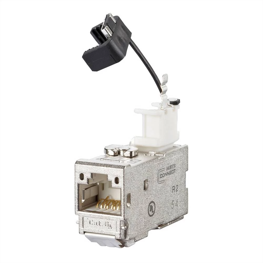 RJ45 ugradni modul E-Dat, Modularni konektor CAT 6A Metz Connect 130B13-E slika