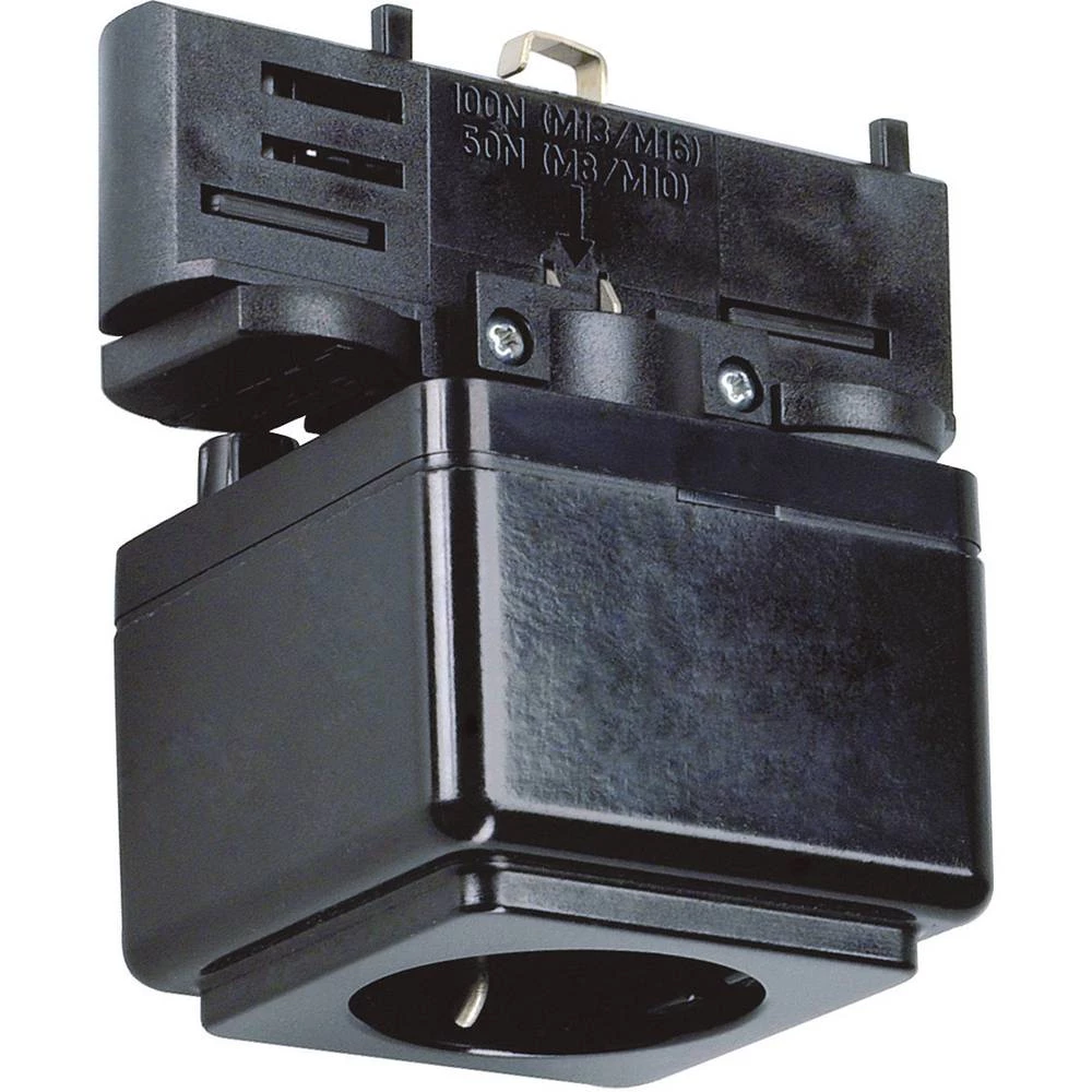 Utičnica EUTRAC SLV Visokovoltni sustav šina za 3-fazne HV-šine 145700 crna slika