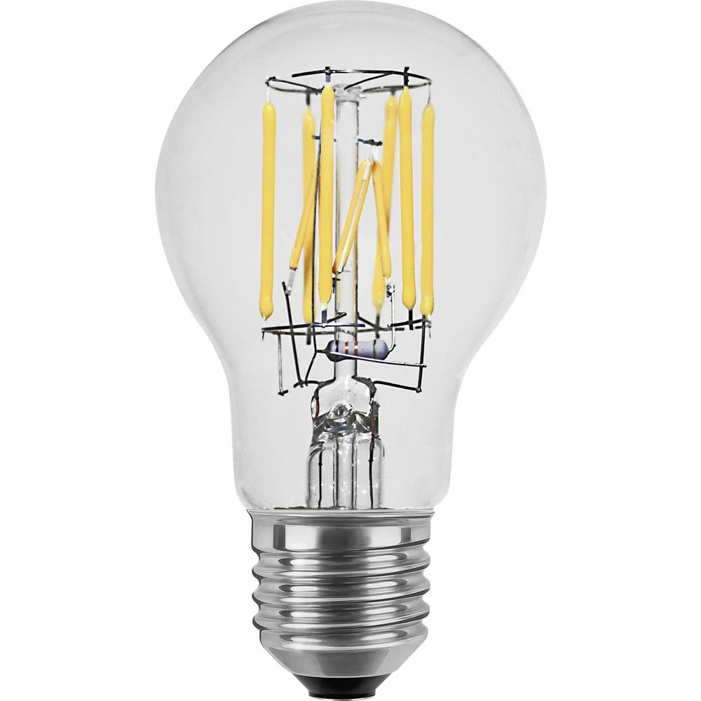 Segula LED ATT.CALC.EEK A (A++ - E) E27 Klasičan oblik 8 W = 48 W Toplo bijela (&Oslash; x D) 60 mm x 106 mm Prigušivanje osvjet slika