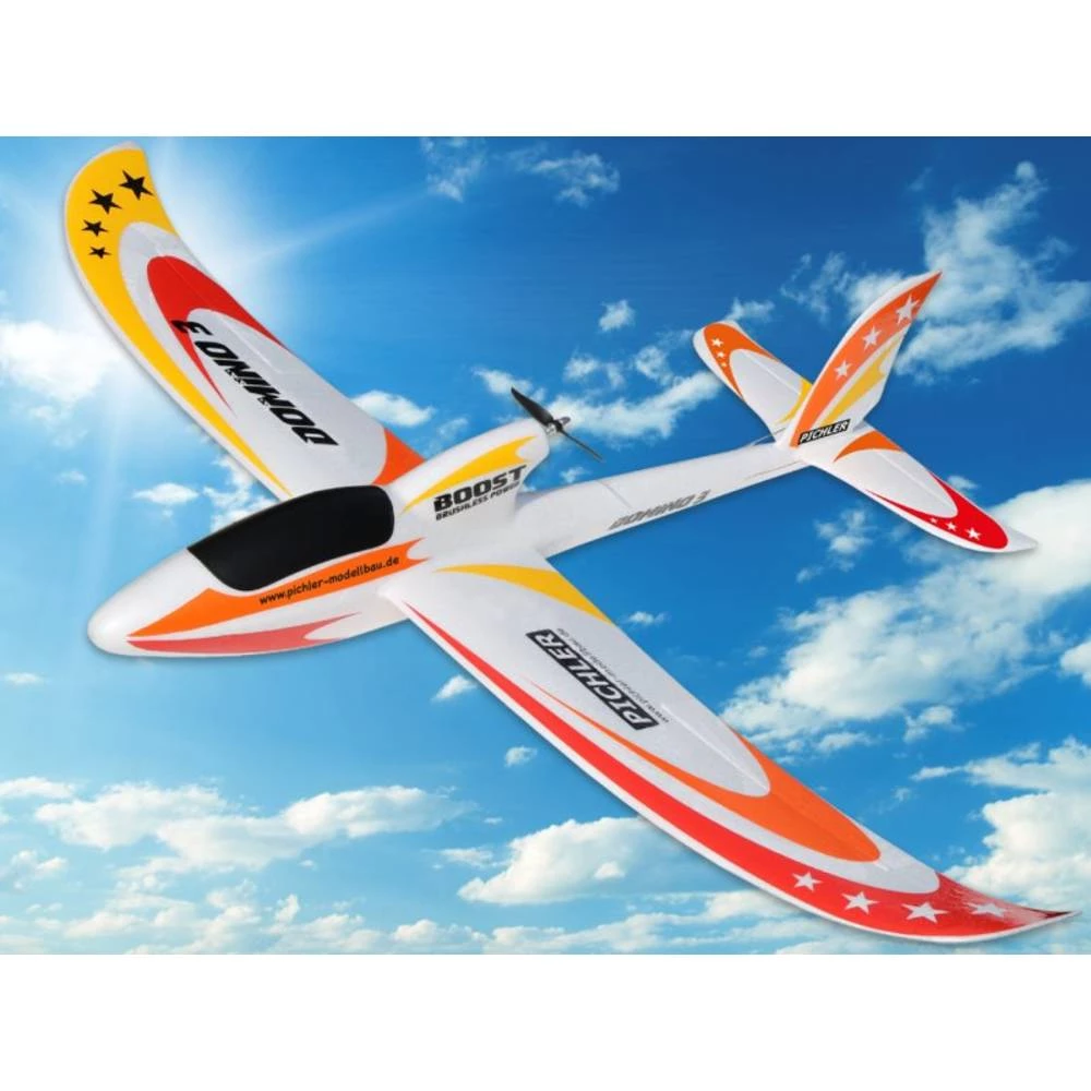 Pichler Domino 3 Crvena RC jedrilica PNP 1420 mm slika