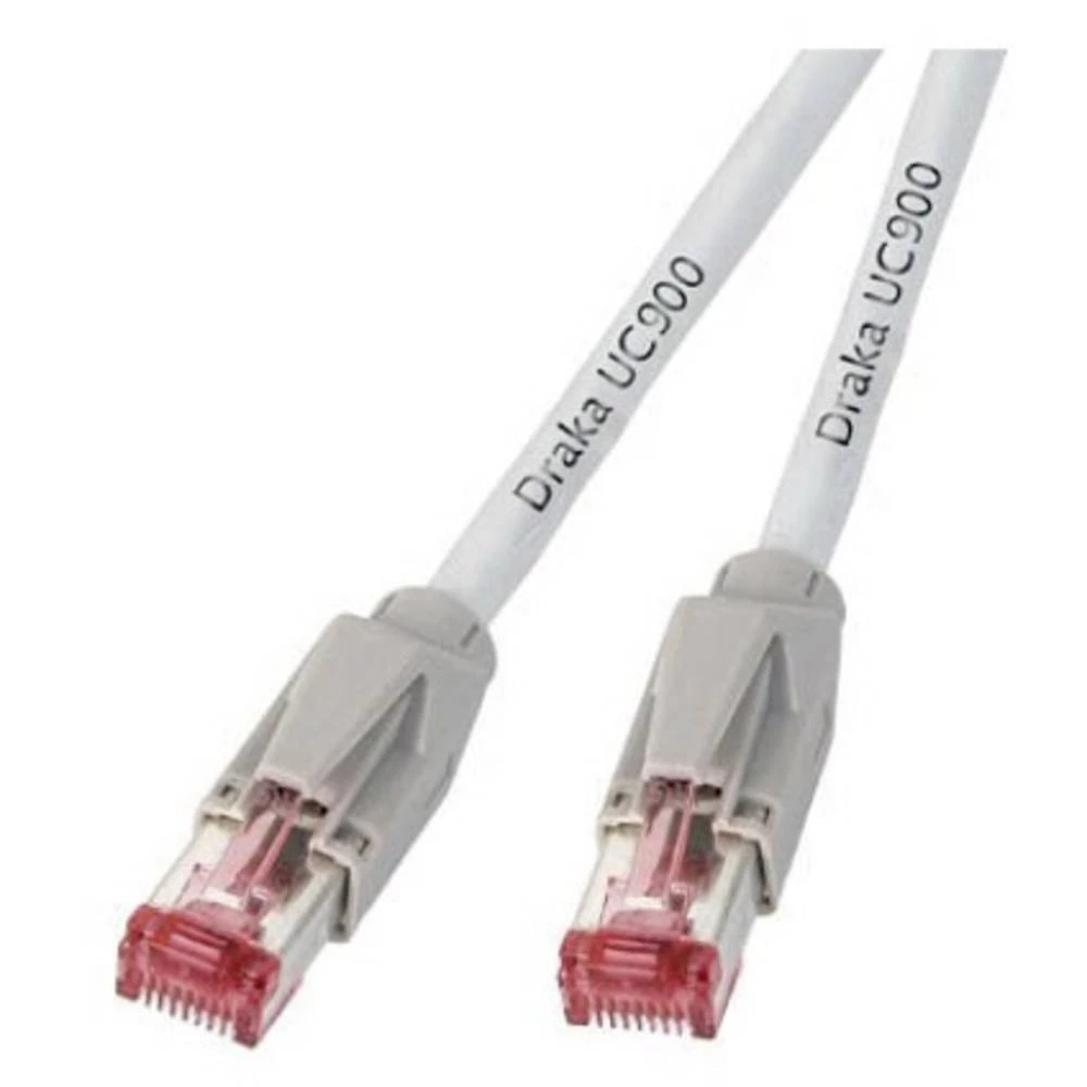 LAN (RJ45) Mreža Priključni kabel CAT 6A S/FTP 15 m Bijela pozlaćeni kontakti EFB Elektronik slika