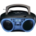 UKW CD radio Lenco SCD-501 AUX, Bluetooth, CD, UKW, USB Plava boja, Crna slika