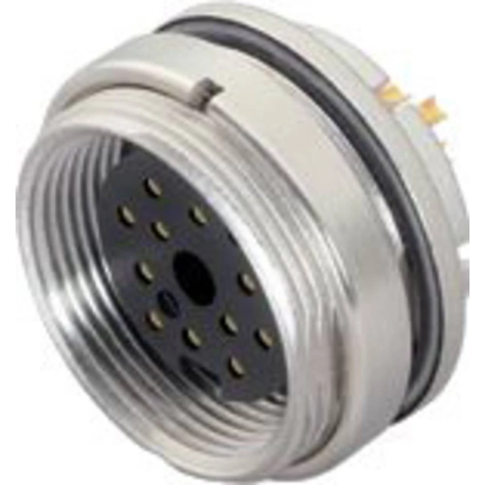 binder 09 0132 80 12-20 utičnica s prirubnicom žženski konektor, ravni, ženski konektor za prirubnicu Ukupan broj polova slika