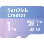 SanDisk Creator microsdxc kartica maloprodaja 1 TB A2 Application Performance Class, UHS-I U3, v30 Video Speed Class ukl