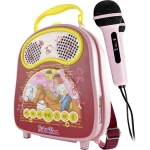 X4 Tech Bobby Joey Casey Music Bibi & Tina uređaj za karaoke Bluetooth, USB uklj. mikrofon ružičasta