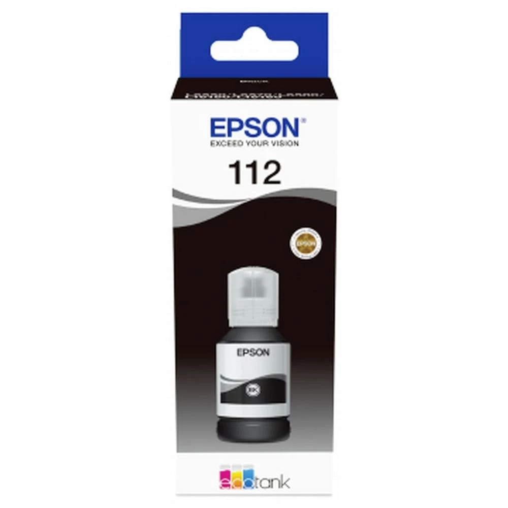 Epson C13T06C14A 112 EcoTank tinta za ponovno punjenje original Epson crn 127 ml slika