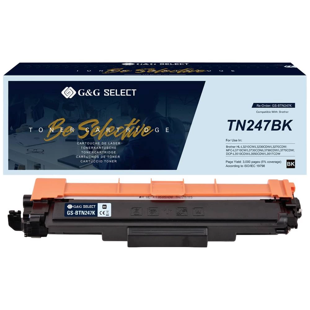 G&G toner zamijenjen Brother TN-247BK kompatibilan  crn  TN-247BK GS-BTN247K slika