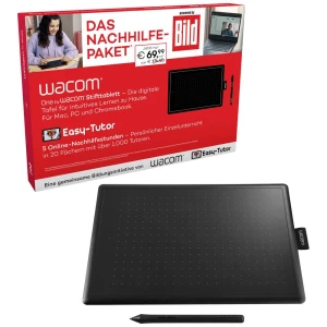 Wacom One - Das Nachhilfepaket žičani grafički tablet crna, crvena slika