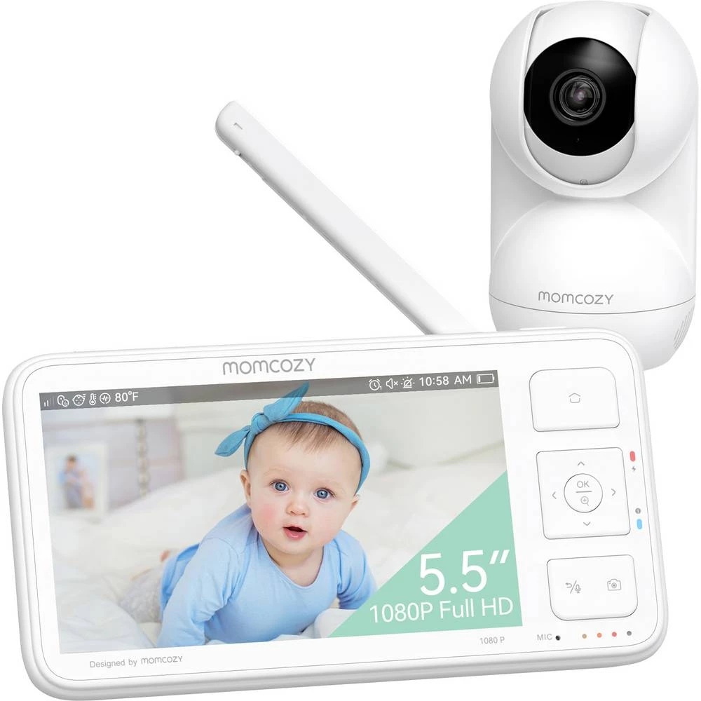 momcozy Video Baby Monitor BM03 BM014-WH12BA-A elektronički dojavljivač za bebe sa kamerom slika