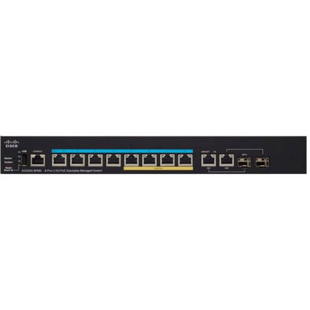 Upravljani mrežni preklopnik Cisco Cisco Small Business SG350X-8PMD - Switc slika