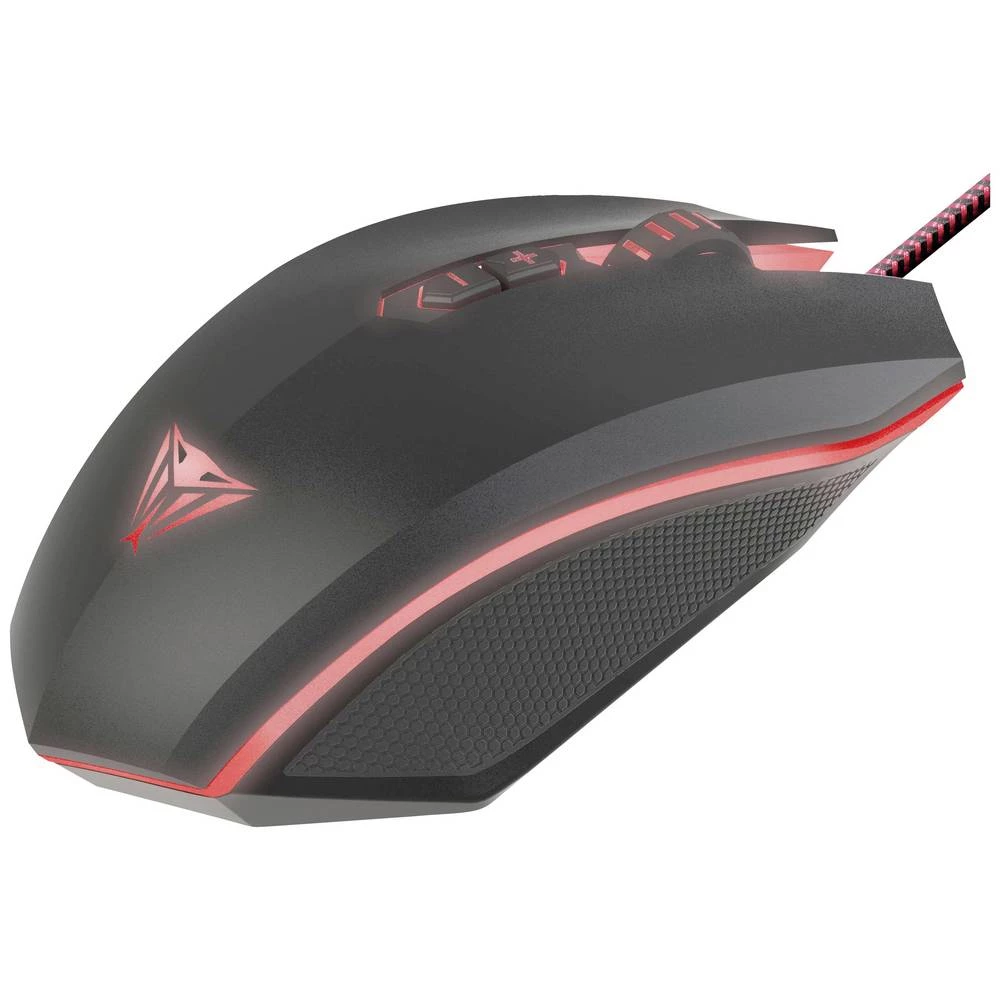 Viper PV530OULK žičani igraći miš optički osvjetljen crna, crvena slika