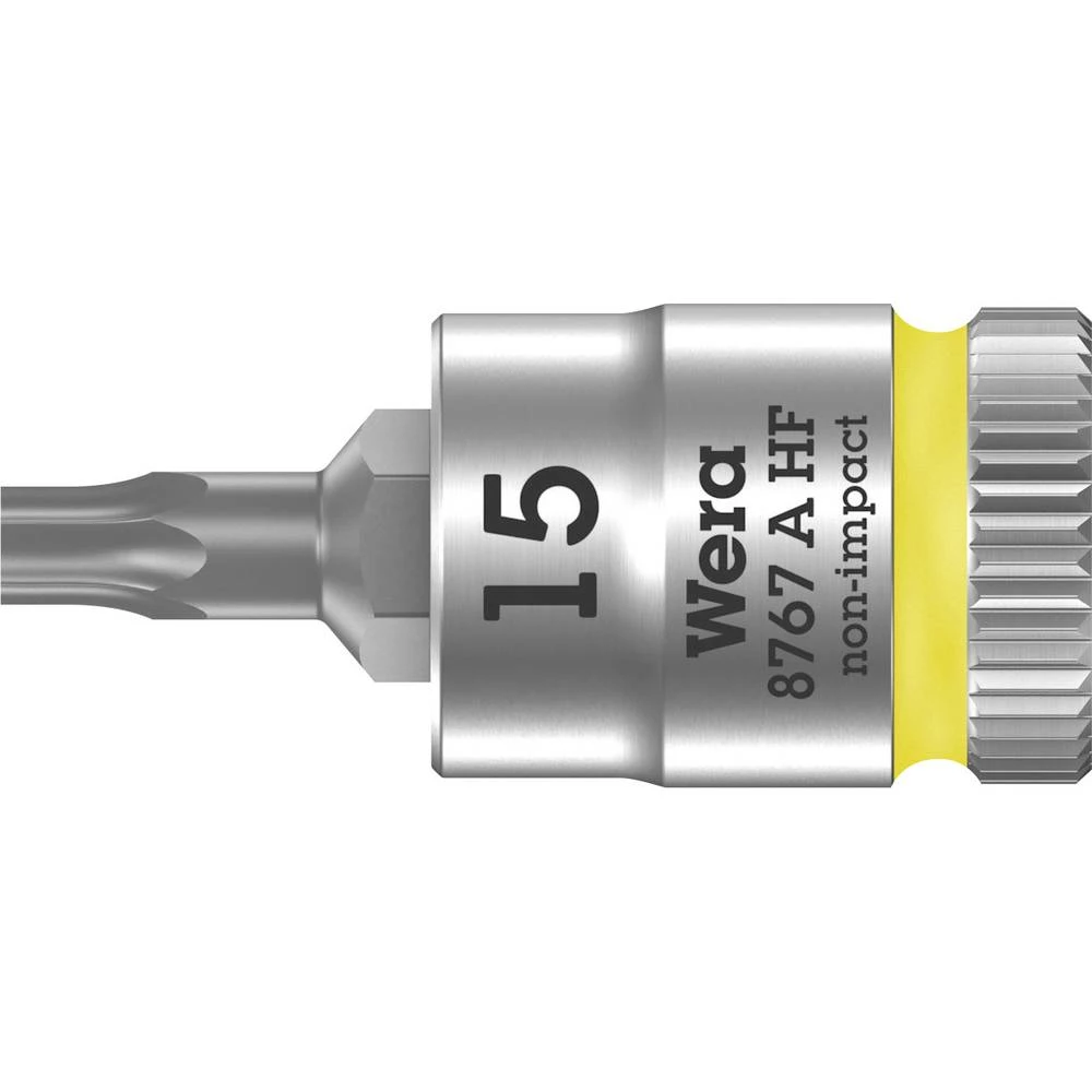 Unutarnji TORX Bit za nasadni ključ T 15 1/4 (6.3 mm) Wera 8767 A 05003363001 slika