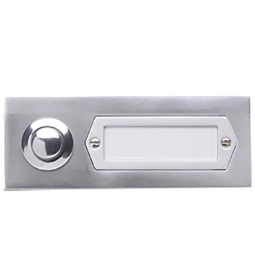 Grothe 55531 tipka za zvono s natpisnom pločicom aluminij (eloksiran) boja slika