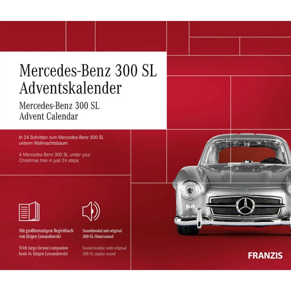 Franzis Verlag Mercedes-Benz 300 SL adventski kalendar kompleti iznad 14 godina slika