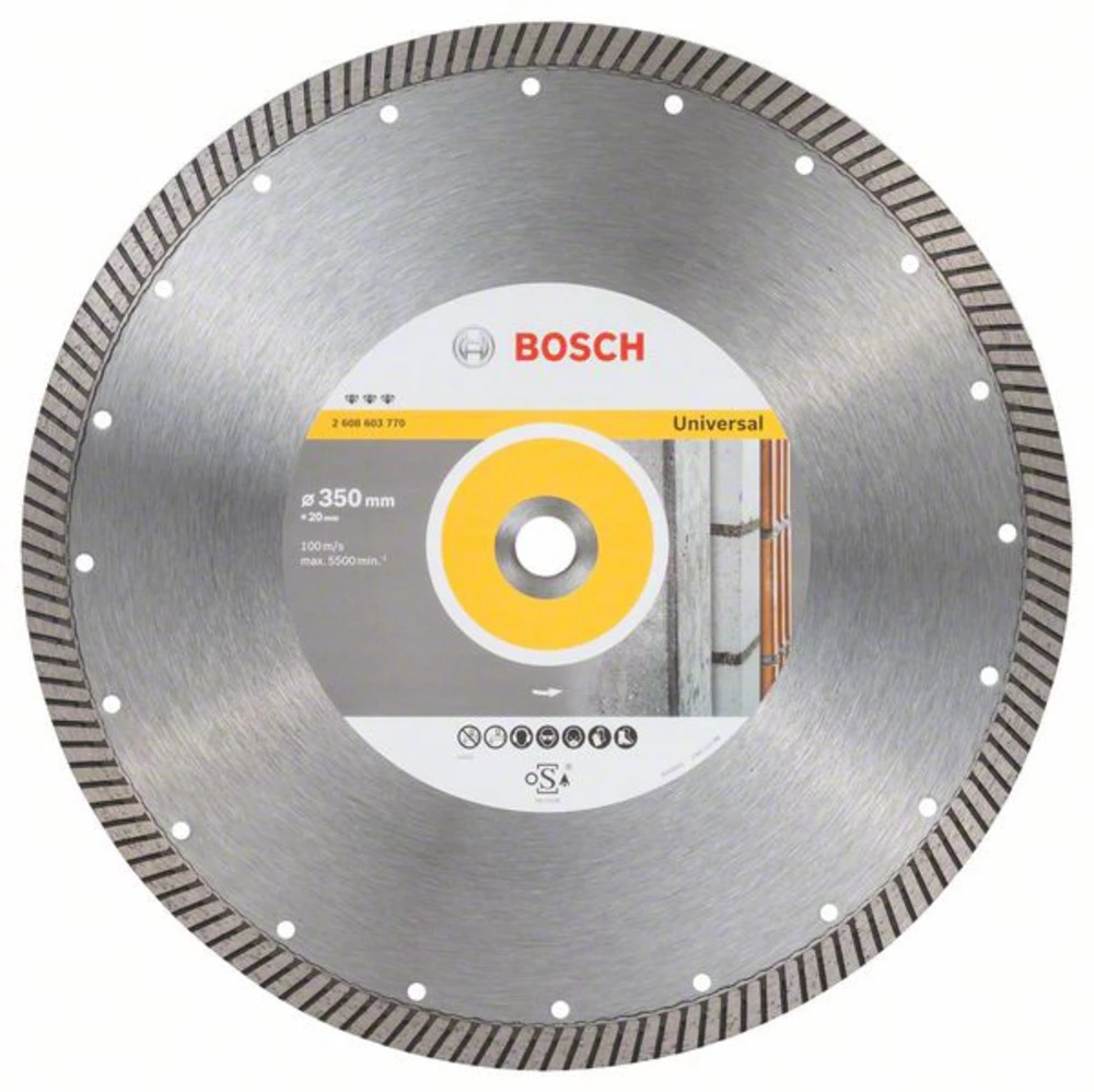 Dijamantna rezna ploča Best for Universal Turbo, 350 x 20.00 x 3.2 x 12 mm Bosch Accessories 2608603770 promjer 350 mm 1 ST slika
