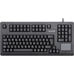 CHERRY Touchboard G80-11900 USB tipkovnica njemačka, qwertz crna ugrađena dodirna podloga, tipke miša, 19" aplikacije