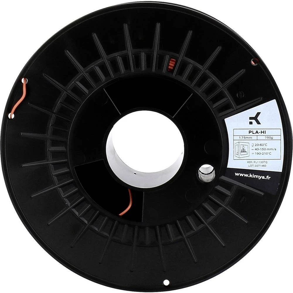 3D pisač filament Kimya PL1134TQ PLA 1.75 mm Crvena 750 g slika