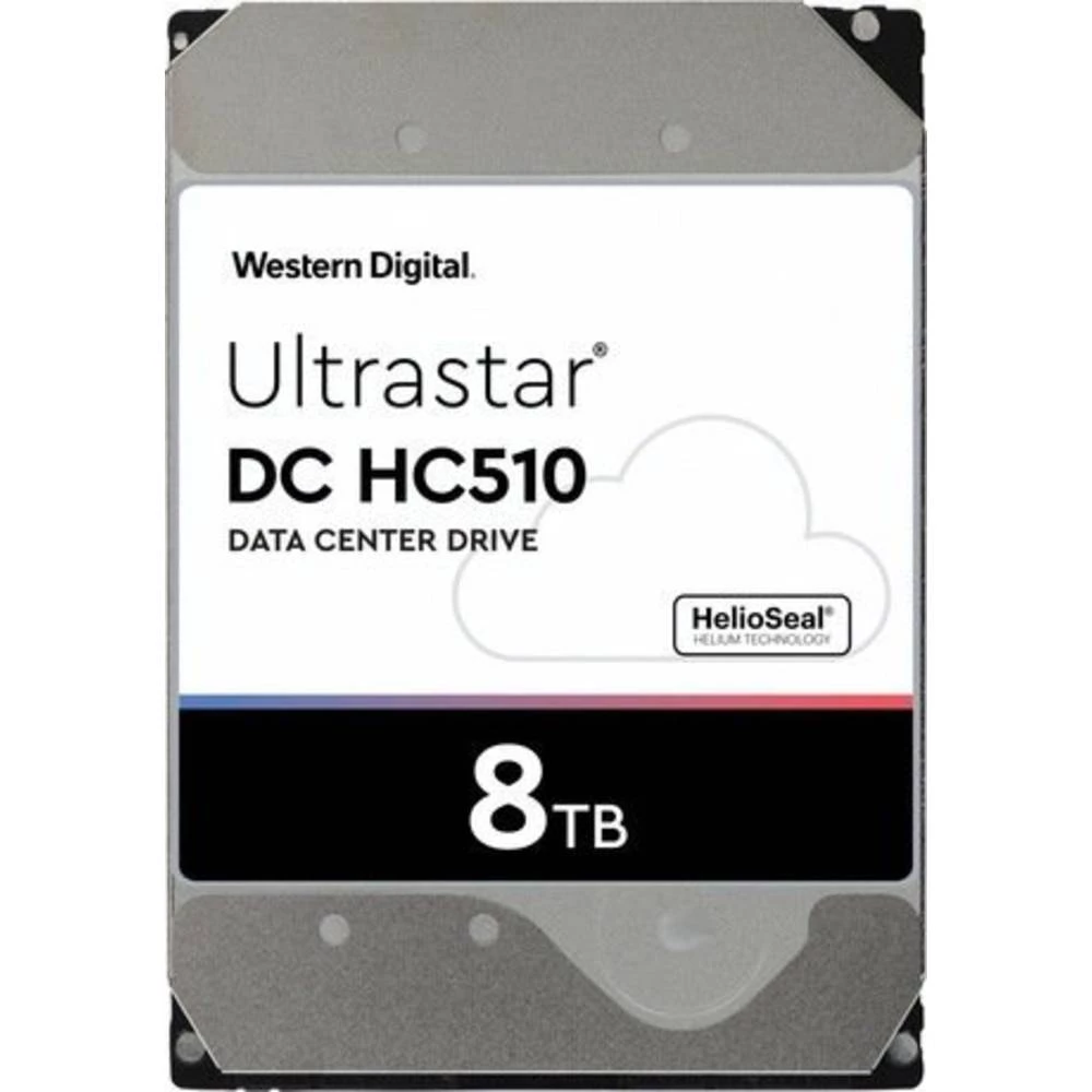 Unutarnji tvrdi disk 8.9 cm (3.5 ") 8 TB Western Digital Ultrastar He10 Bulk 0F27455 SATA III slika
