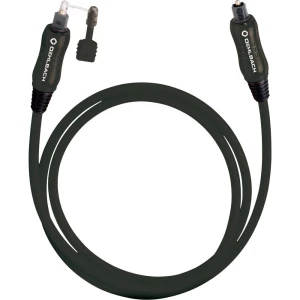 Oehlbach Toslink Digitalni audio Priključni kabel [1x Muški konektor Toslink (ODT) - 1x Muški konektor Toslink (ODT)] 8 m Crna slika