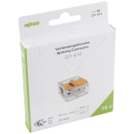 WAGO 221-612 221 spojna stezaljka fleksibilno: 0.5-6 mm² kruti: 0.5-6 mm² Broj polova: 2 10 St. prozirna, narančasta
