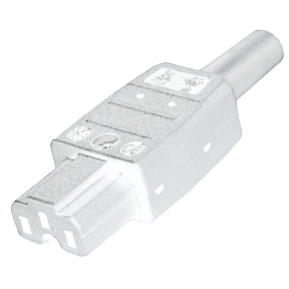 BKL Electronic 073226 priključci za grijaće uređaje konektor, ravni 10 A bijela 1 St. slika