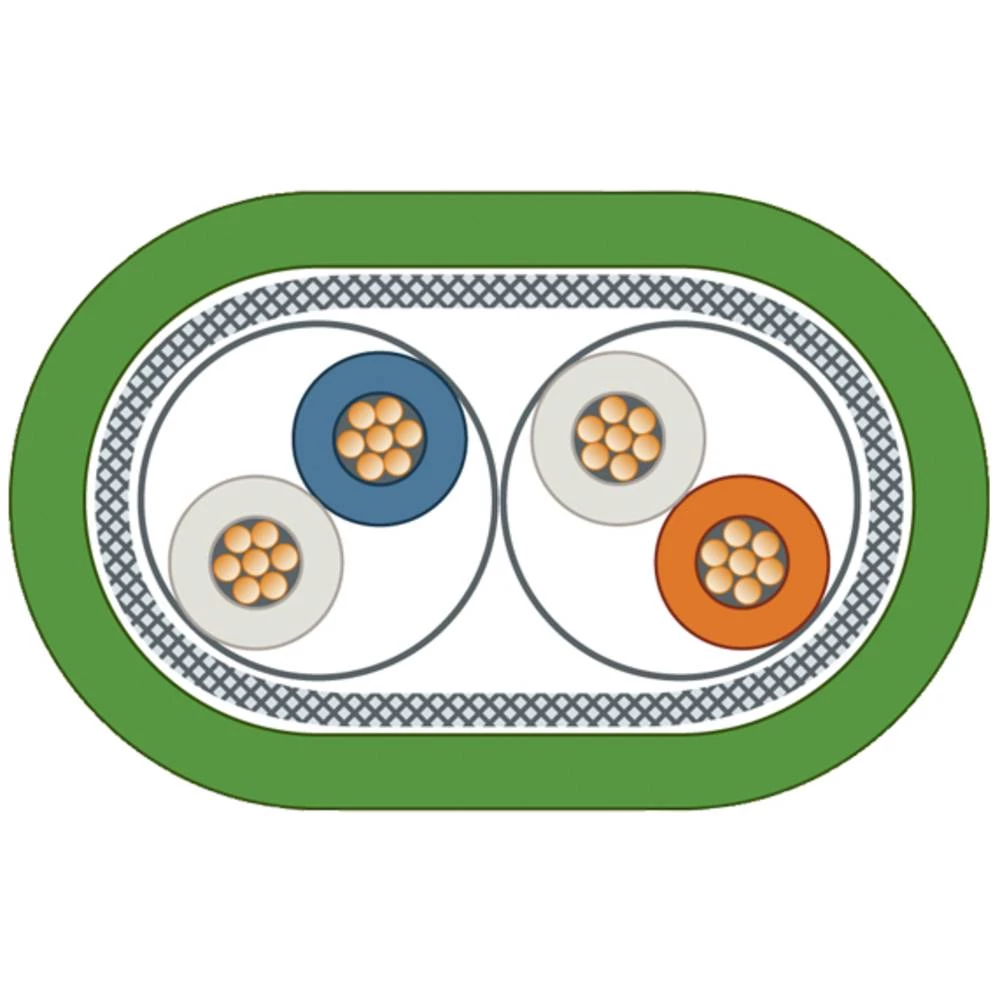 Siemens 6XV18502JN10 utični konektor za senzor/aktivator, nekonfekcionirani     1 St. slika