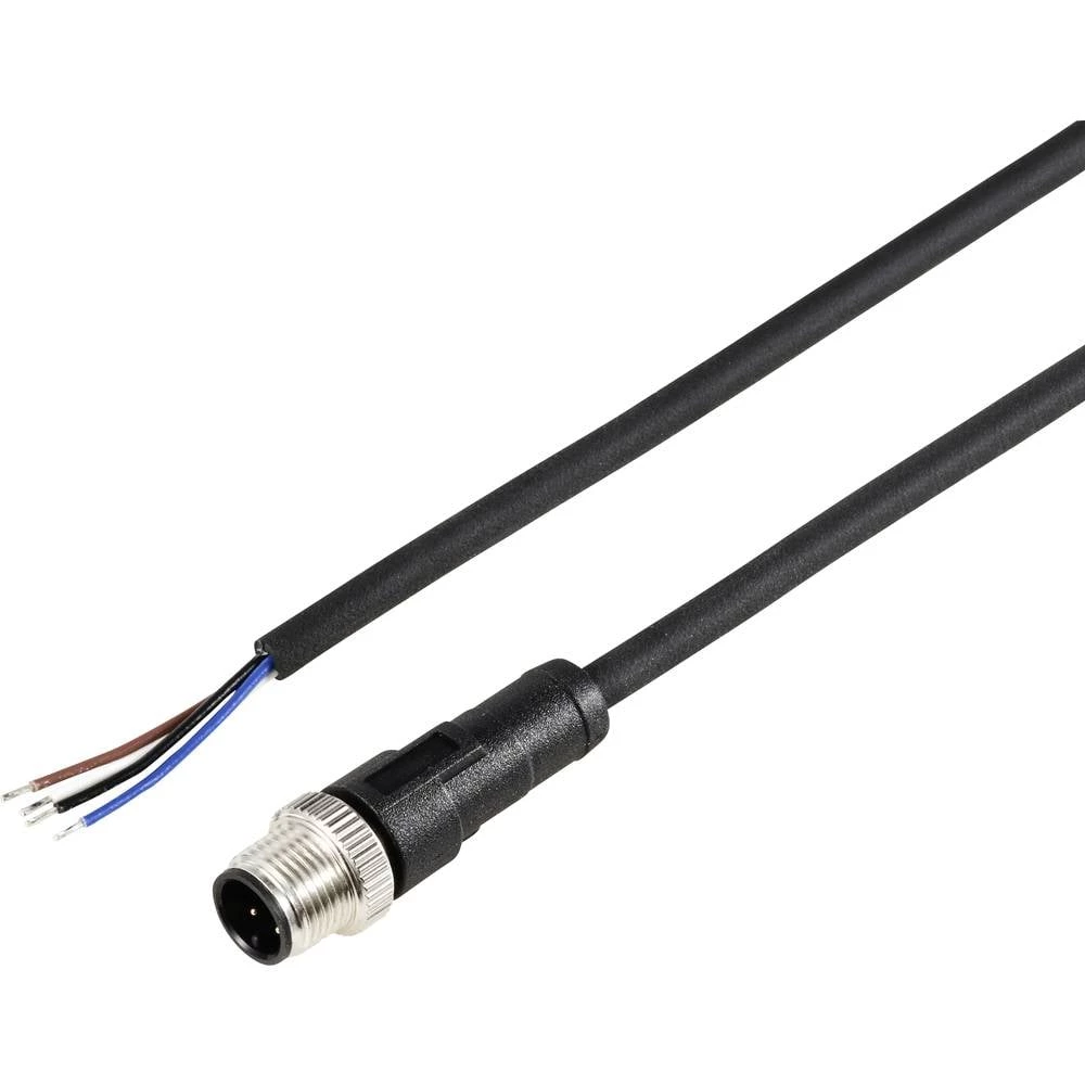 TRU COMPONENTS TC-12833088 priključni kabel za senzor/aktivator M12 ravni muški konektor 10 m Broj polova: 4 1 St. slika