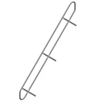 ZARGES 42359315 stenice,f. Podest stepenice,45° Nagib 15 f. 15 nivoa  1 kom.