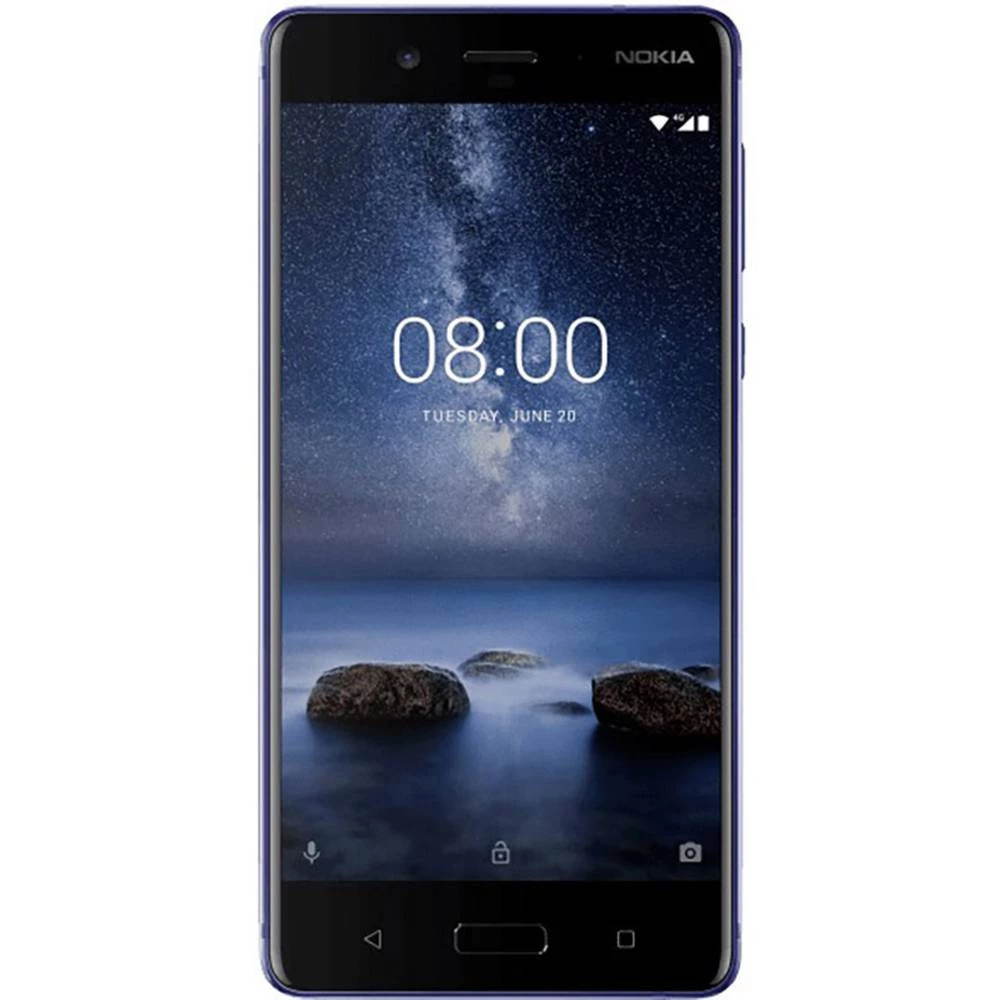 Nokia 8 128 GB Plava boja, Efekt sjaja Single-SIM Android&trade; 7.1 Nougat 13 MPix, 13 MPix slika