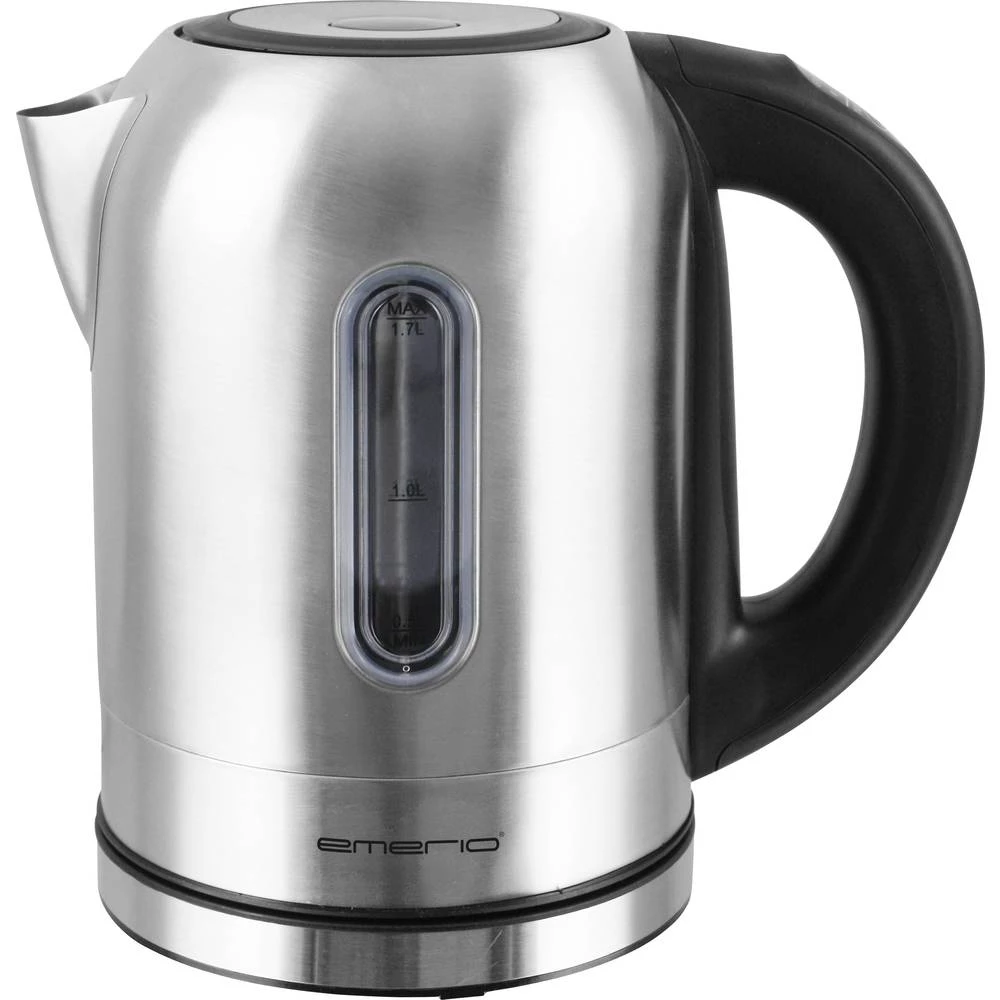 Kuhalo za vodu Bezžičan EMERIO WK-108054 Plemeniti čelik, Crna slika