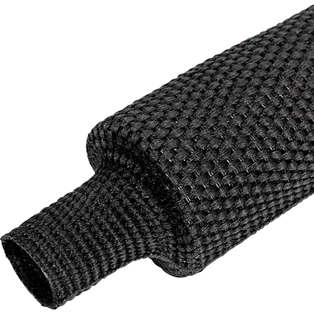 Quadrios 25CA543 skupljajuća cijev od tkanine crna 60 mm 30 mm Stopa skupljanja:2:1 Roba na metre slika