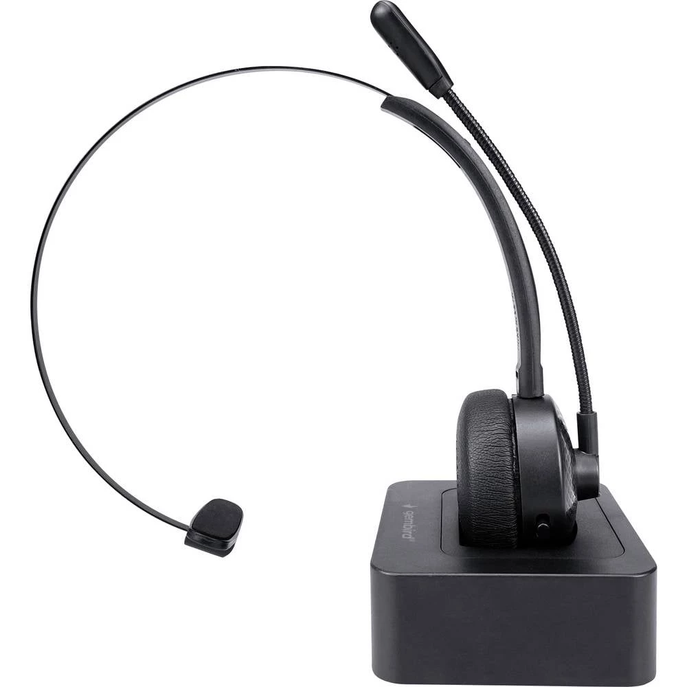 Gembird BTHS-M-01 telefon On Ear Headset Bluetooth® mono crna poništavanje buke utišavanje mikrofona slika