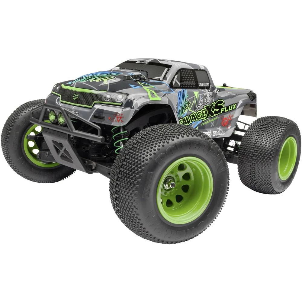 HPI Racing Savage XS Flux Vaughan Gittin Jr. bez četkica rc model automobila električni monstertruck pogon na sva četiri kotača slika