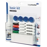 Legamaster Whiteboard marker basic Kit for Whiteboards Crna, Plava boja, Crvena, Zelena Uklj. brisač za ploču, čistač, magneti 7