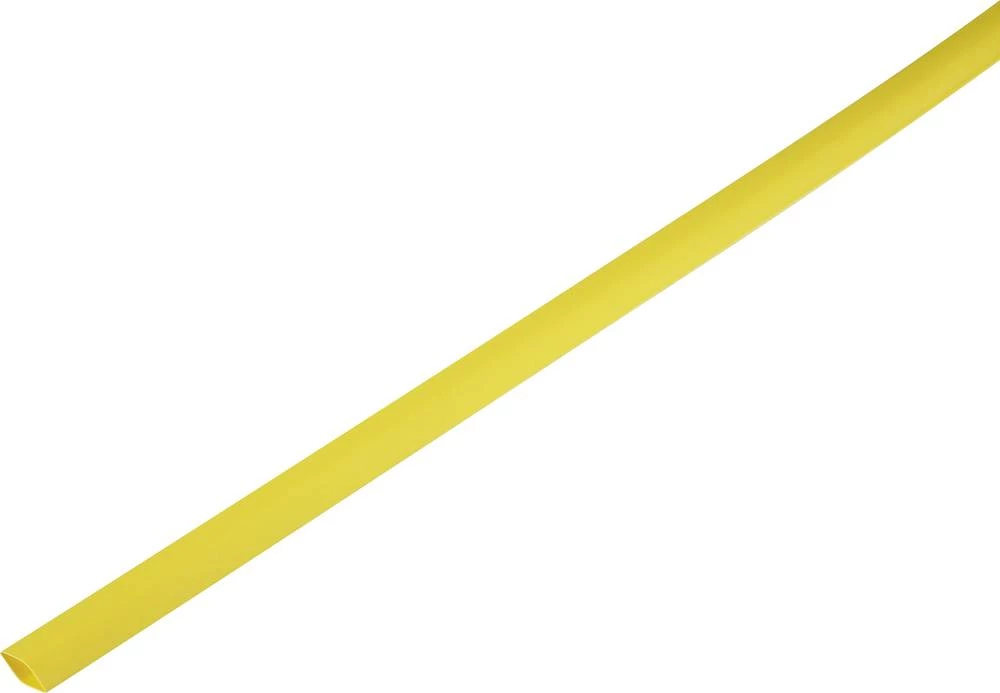 TRU COMPONENTS 1225471 Skupljajuća cijev bez ljepila Žuta 10.70 mm Stopa skupljanja:2:1 Roba na metre slika