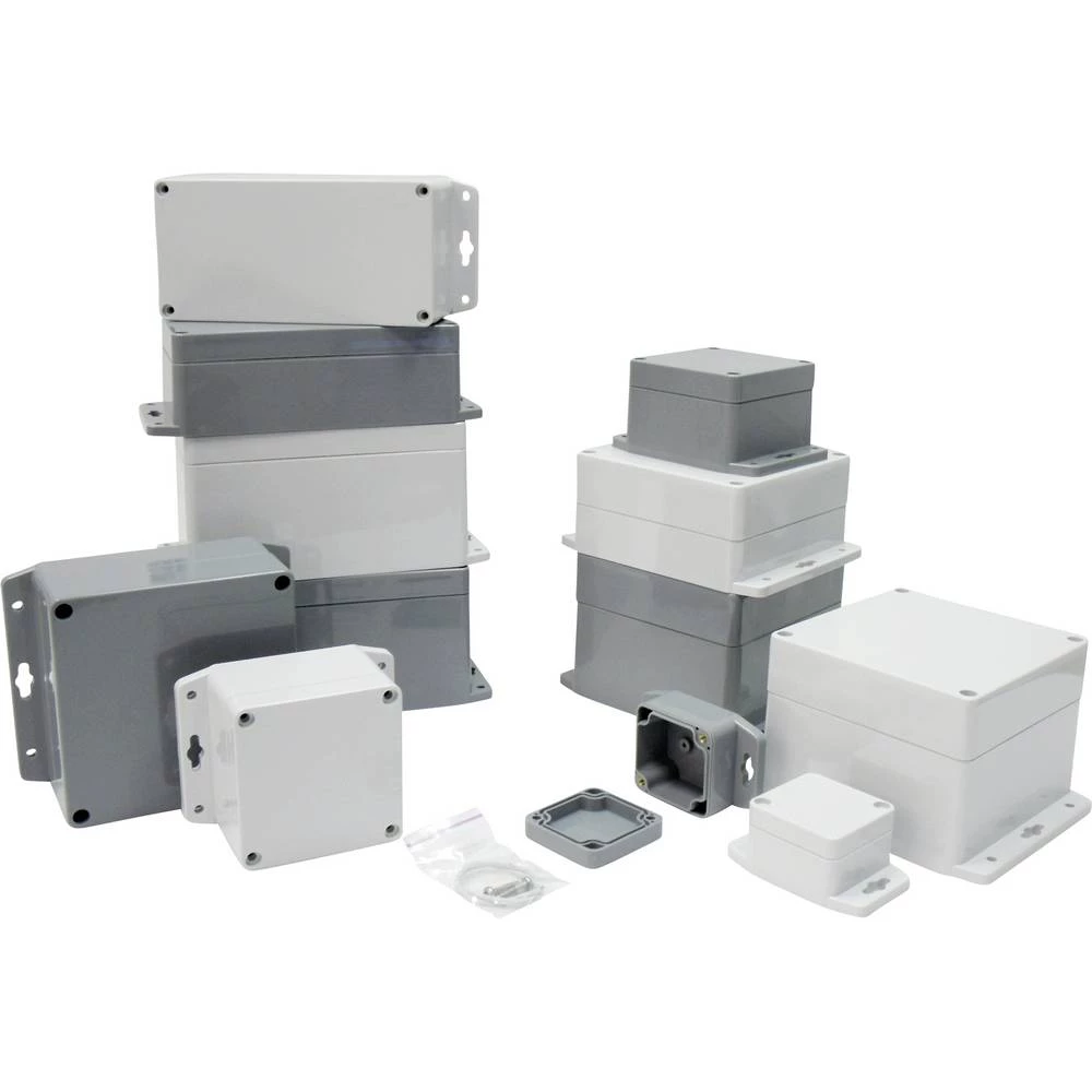 Gainta  G279MF univerzalno kućište 120 x 120 x 90  polikarbonat  svijetlosiva 1 St. slika