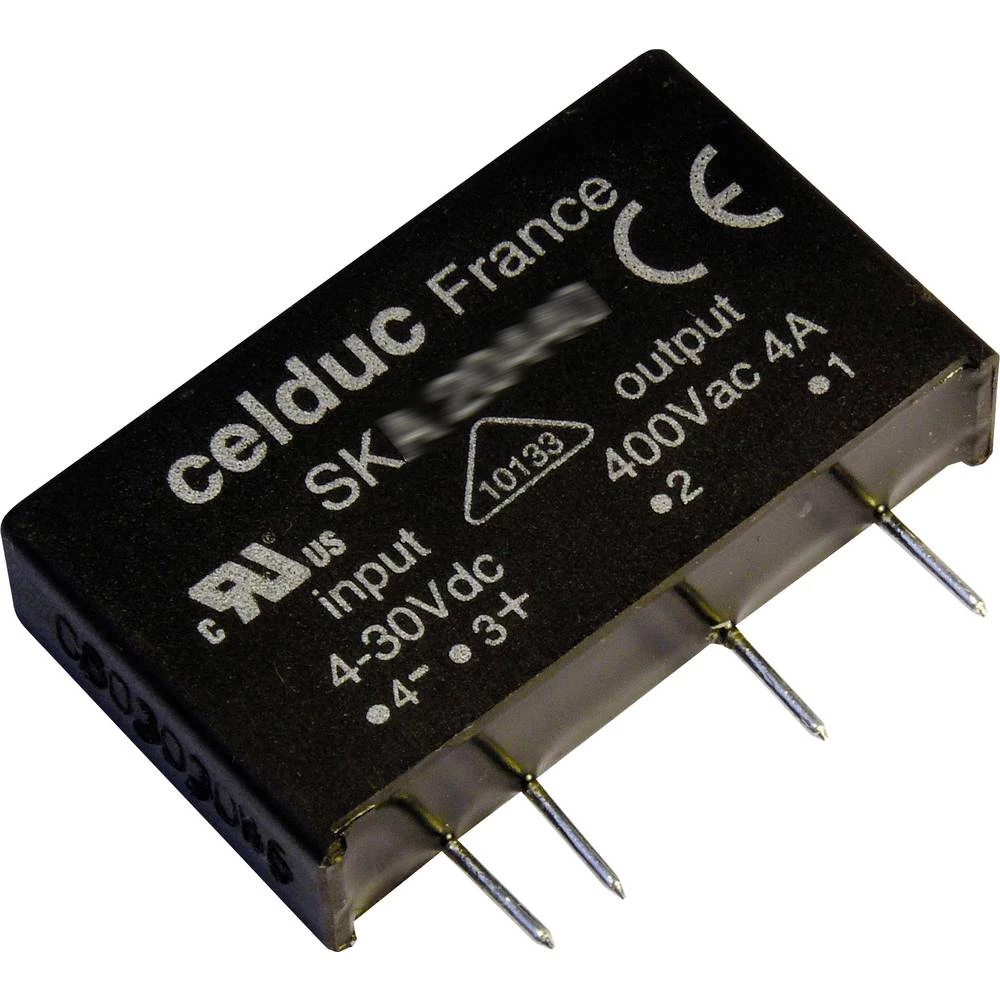 <br>  celduc® relais<br>  poluvodički relej<br>  SKD10306<br>  3 A<br>  Preklopni napon (maks.): 60 V/AC, 60 V/DC<br>  <br>  20 St.<br> slika